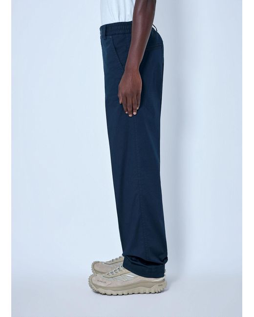 Moncler Blue Tailored Chino Trousers for men