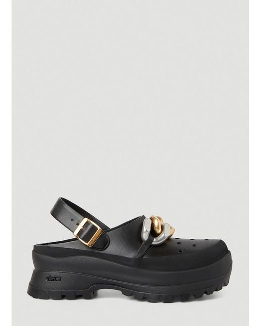 Stella McCartney Synthetic Trace Clogs in Black - Lyst