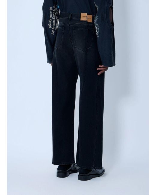 Vetements Blue Reconstructed Jeans for men