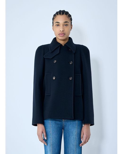 Chloé Blue Chloã Double-Breasted Jacket