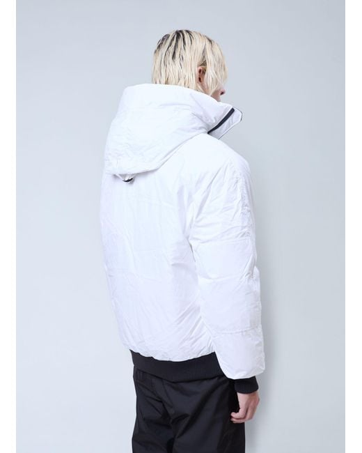 Canada Goose White Chilliwack Bomber Jacket