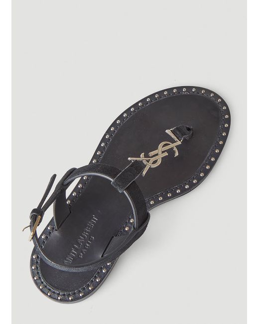 Saint Laurent Iota Sandals | Lyst Canada