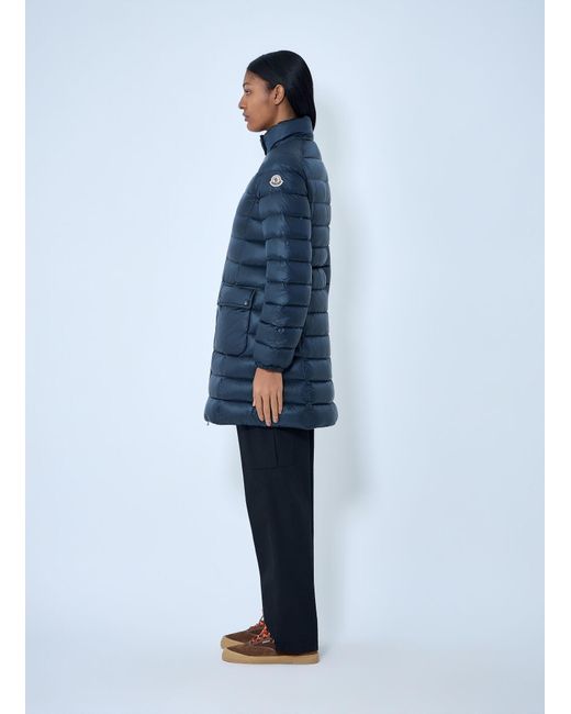Moncler Blue Genet Long Coat
