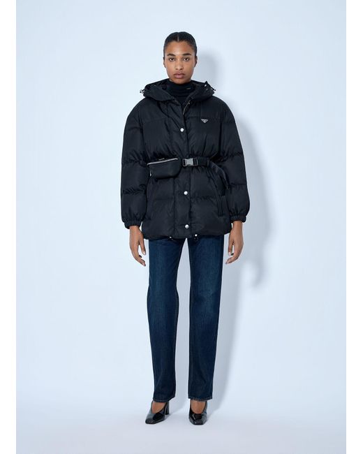 Prada Blue Re-Nylon Down Jacket
