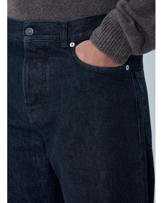 The Row Blue Straight-Leg Denim Jeans for men