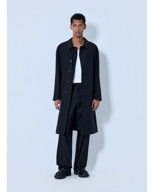 Prada Blue Classic Single-Breasted Coat for men