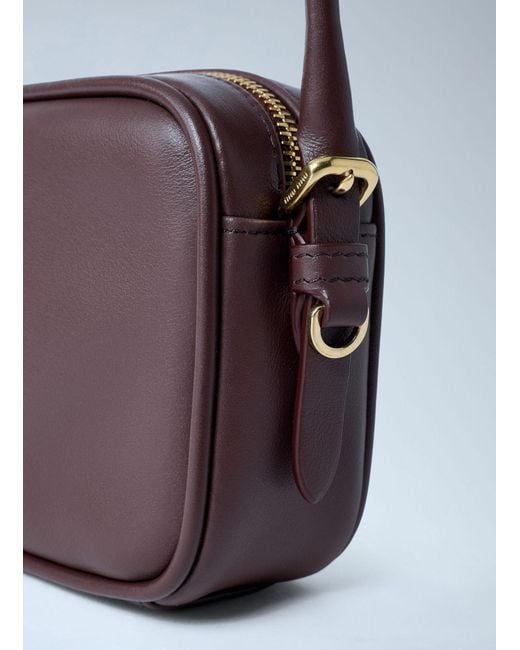 Miu Miu Brown Softy Leather Shoulder Bag