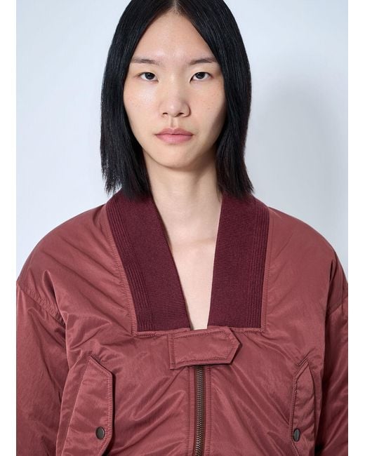 Chloé Red Bomber Jackets