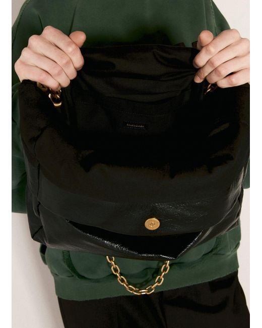 Balenciaga Green Medium Monaco Chain Shoulder Bag