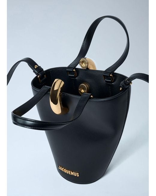 Jacquemus Blue Le Petit Bambola Bucket Bag