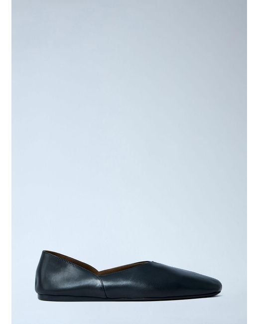 Khaite Black Jane Flat Shoes