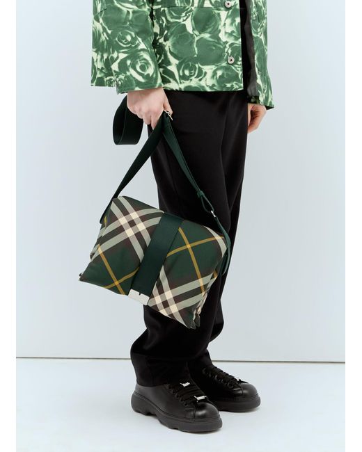 Burberry Green Pillow Crossbody Bag for men