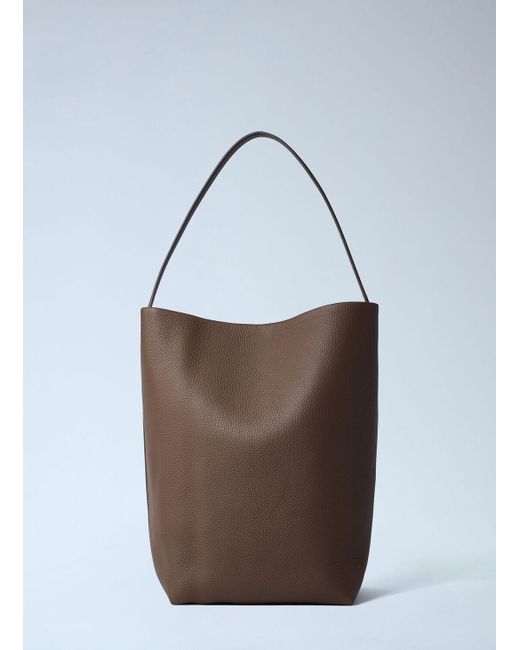 The Row Brown Large N/S Park Tote Bag for men