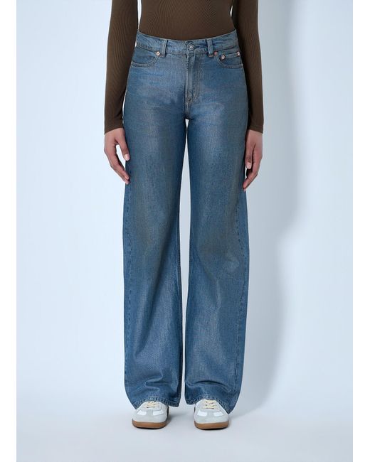 Our Legacy Blue Wide-Leg Denim Trousers