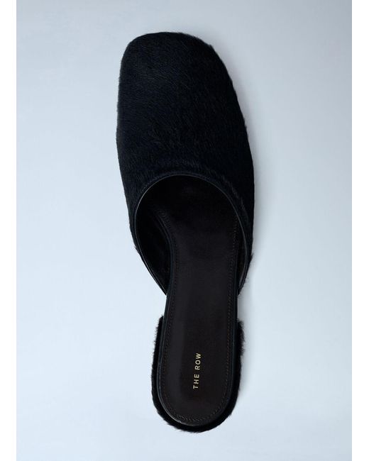 The Row Black Penelope Mules
