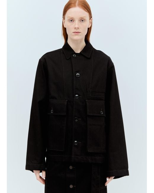 Lemaire Black Boxy Jacket