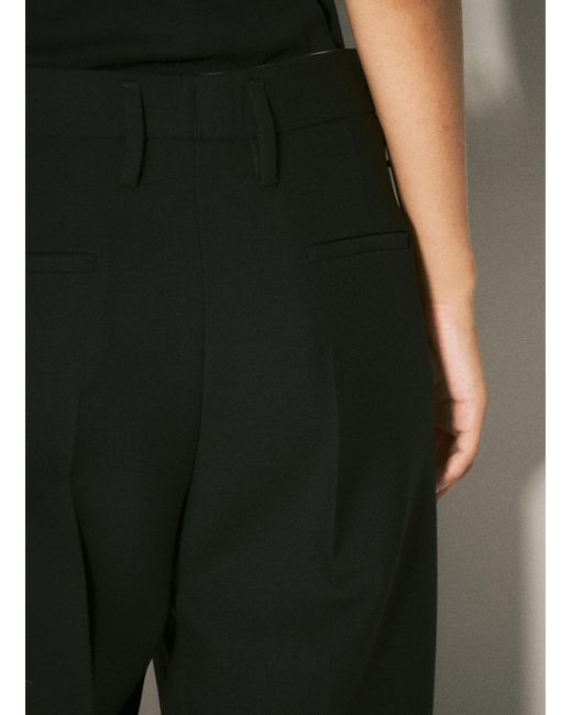 Prada Black Wool Gabardine Pants
