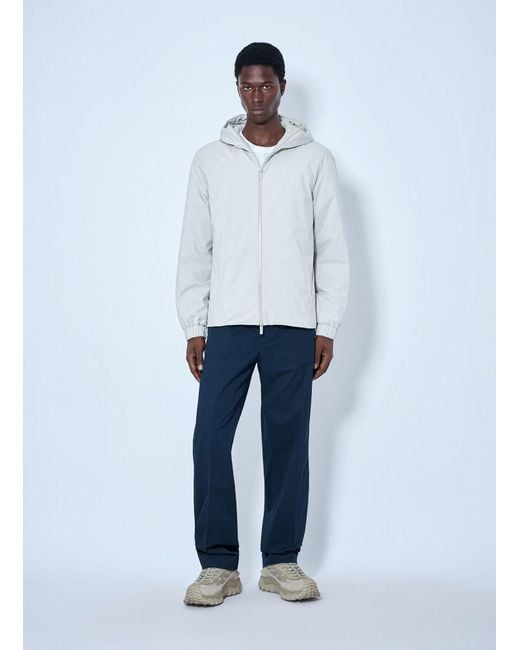 Moncler White Trelatete Hooded Down Jacket for men