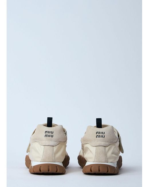 Miu Miu White Tyre Sneakers