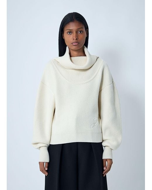 Jacquemus White La Maille Pallone Sweater