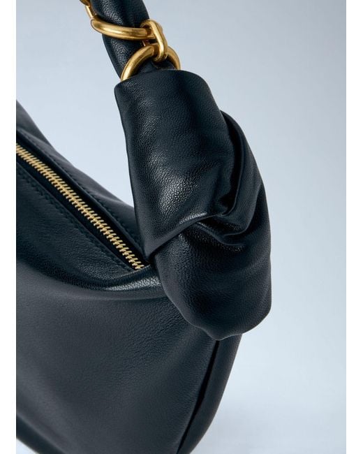 Saint Laurent Blue Mini Amalia Shoulder Bag
