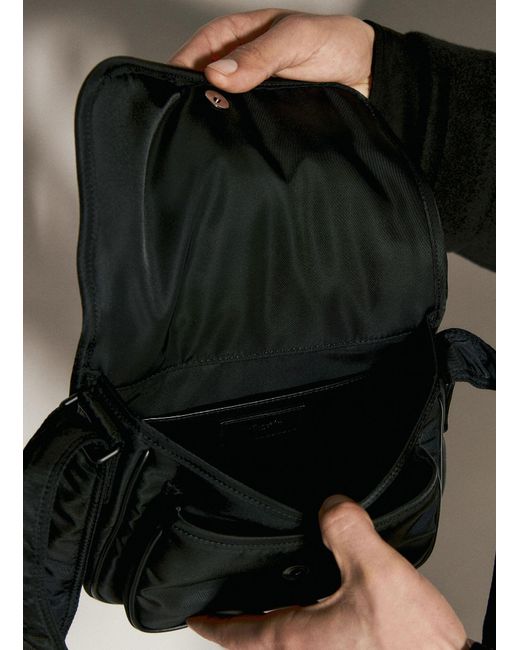 Saint Laurent Black Niki Small Messenger Bag for men