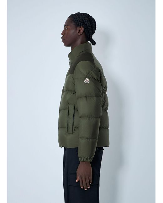 Moncler Green Virolais Short Down Jacket for men