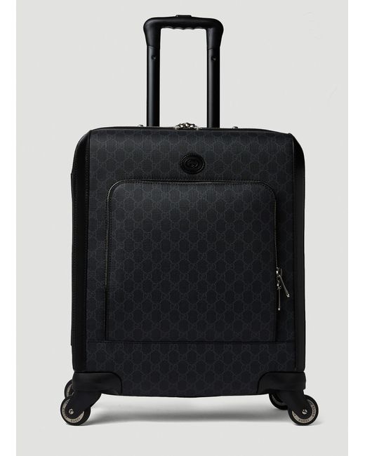 Gucci Canvas GG Suitcase in Black Lyst
