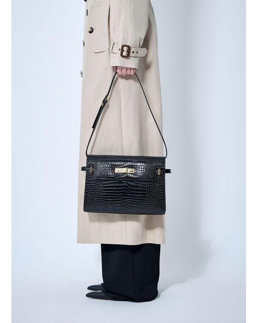 Saint Laurent Black Manhattan Shoulder Bag
