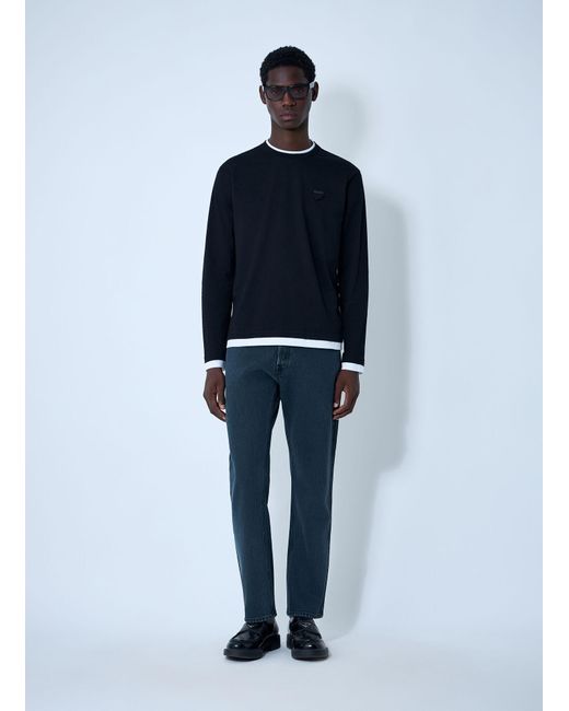 Prada Blue Over-Dyed Jeans for men