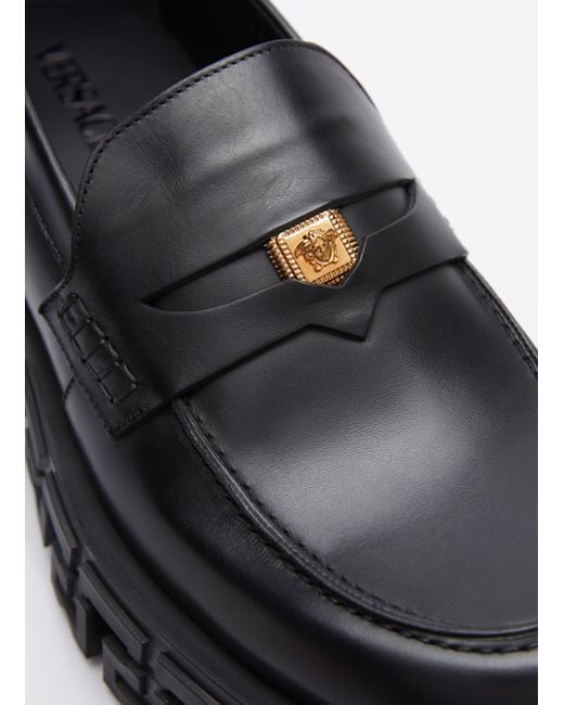 Greca medusa loafers sale