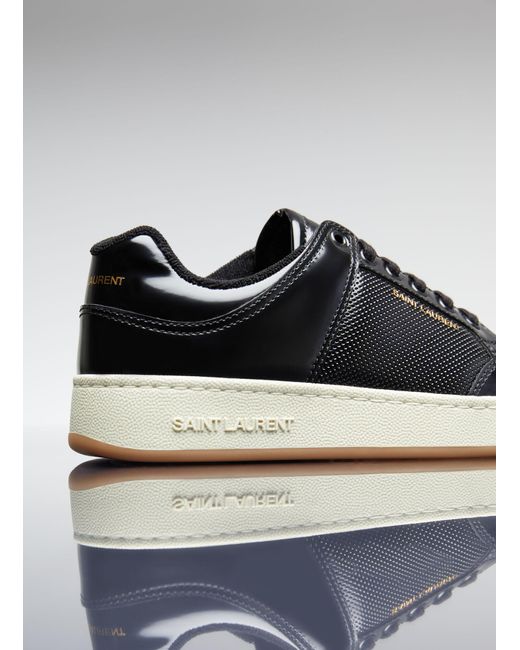 Saint Laurent Gray Sl61 Low Top Sneakers