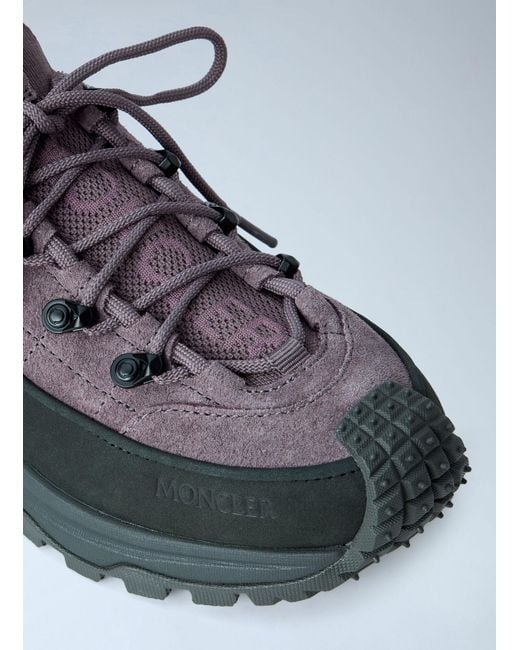 Moncler Black Trailgrip Lite3 Low Top Sneakers