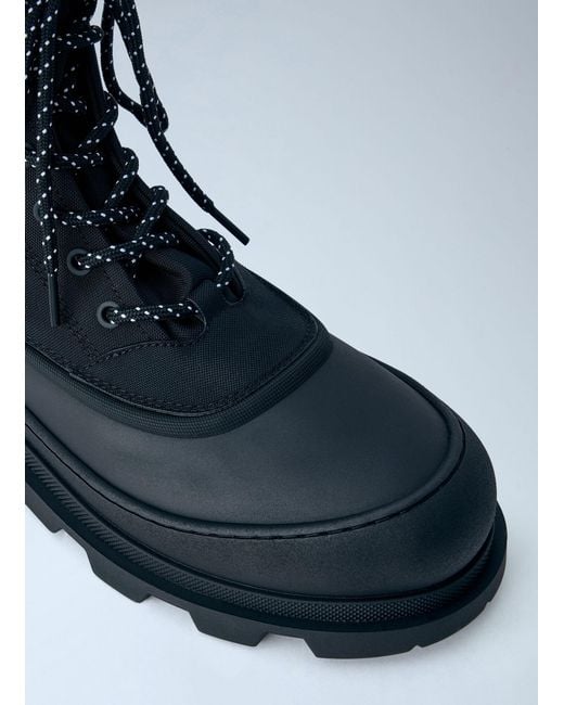 Moncler Blue Vera Sheal Ankle Boots