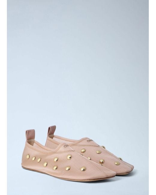 Chloé Blue Chloã Rita Flat Shoe