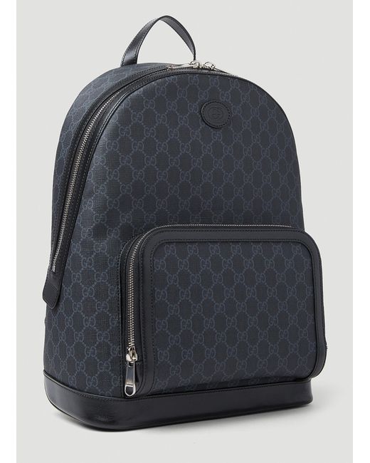 Gucci Blue Gg Backpack for men