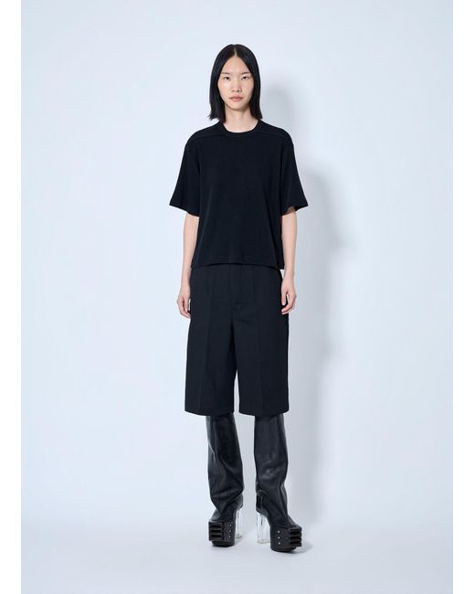 Rick Owens Blue Work Shorts