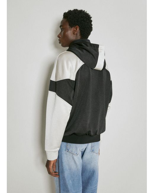 Saint Laurent Gray Zip-up Hooded Sweatshirt for men