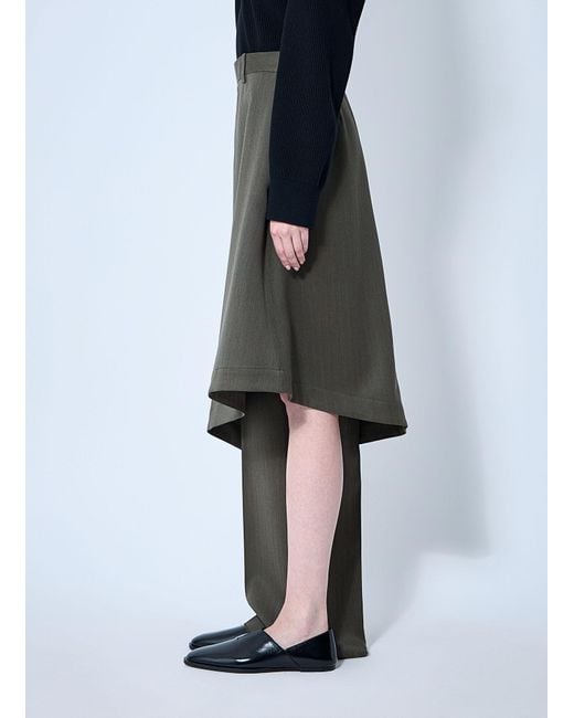 Bottega Veneta Black Wool Culottes