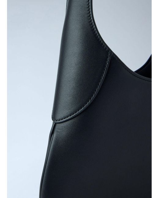 Khaite Blue Small Joan Leather Hobo Bag