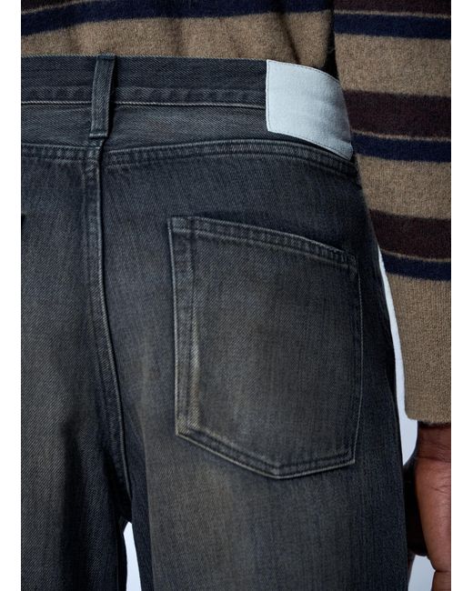 Ssstein Blue Loose Denim Jeans for men