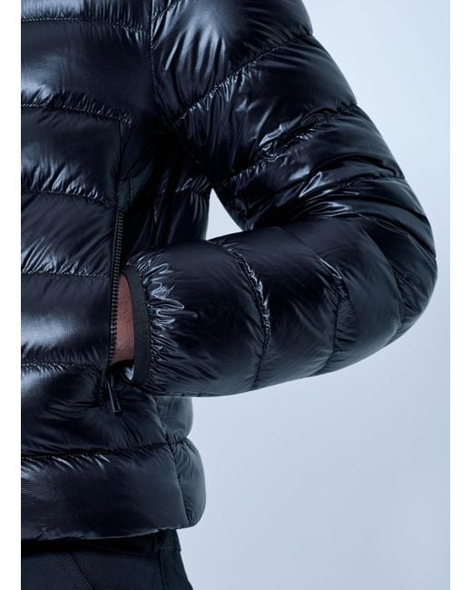 Moncler Blue Sergesta Packable Short Down Jacket for men