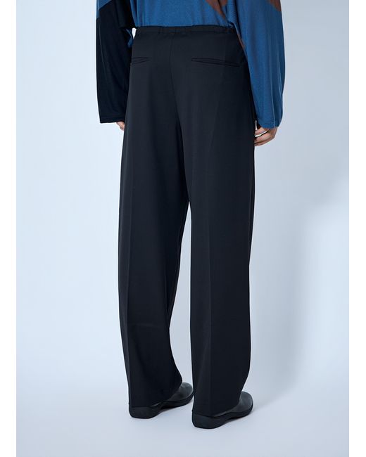 Kiko Kostadinov Blue Laan Gathered Trousers for men