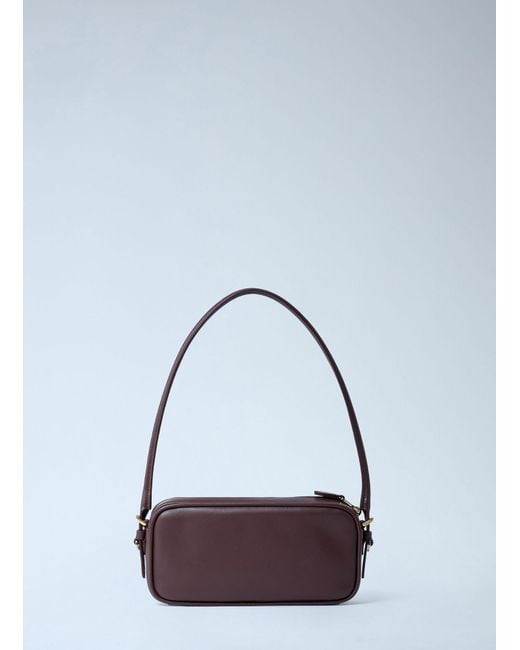 Miu Miu Brown Softy Leather Shoulder Bag