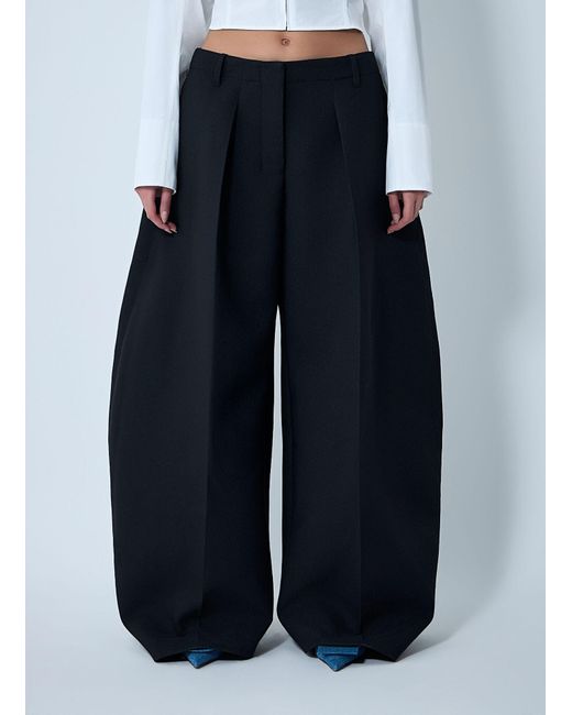 Jacquemus Blue Straight-Leg Pants