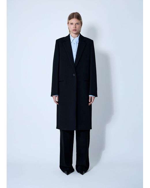 Totême Blue Classic Tailored Coat