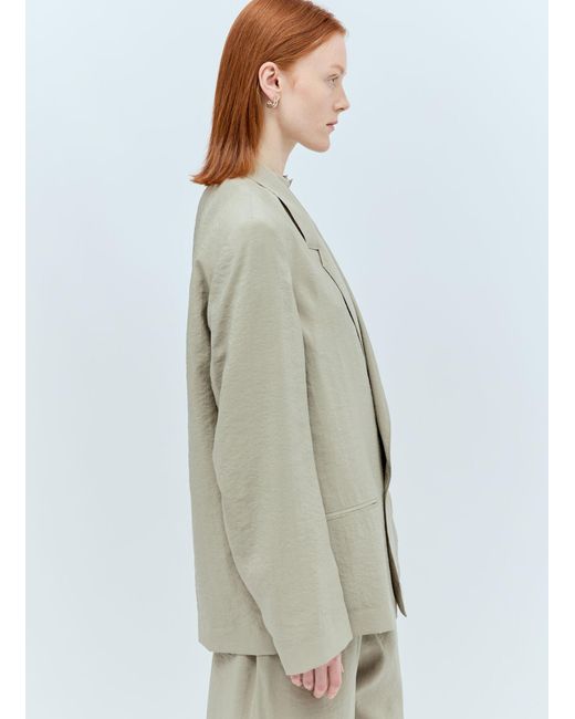 Lemaire Green Double-breasted Workwear Jacket