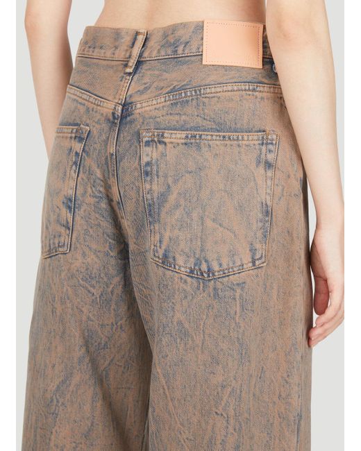 Acne Natural Washed Relaxed Jeans