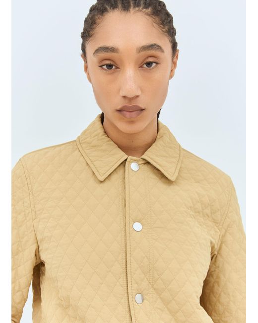 Burberry Natural Reversible Quilted Nylon Jacket
