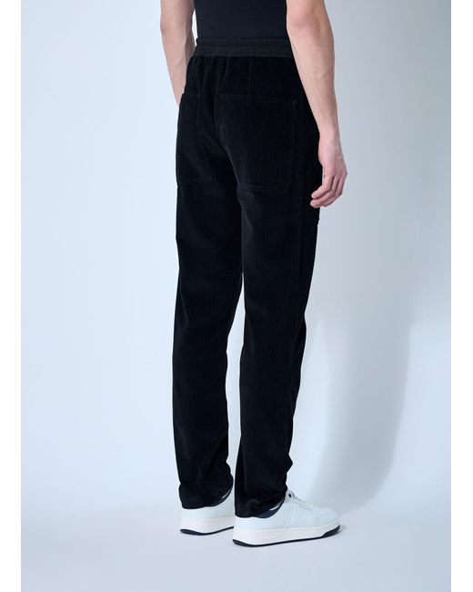 Saint Laurent Black Corduroy Drawstring Pants for men